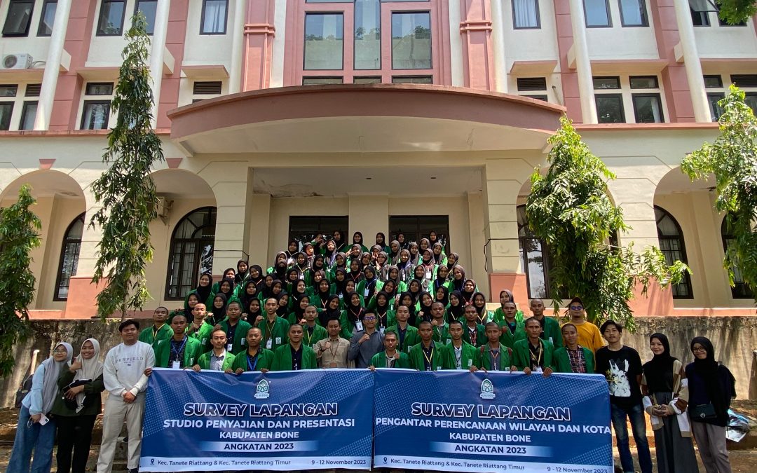 Kegiatan Survey Lapangan Jurusan Teknik Perencanaan Wilayah dan Kota UIN Alauddin Makassar di Kabupaten Bone