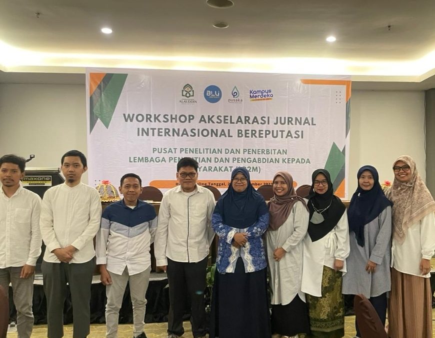 Dosen Teknik PWK UIN Alauddin Makassar mengikuti Workshop Akselerasi Jurnal Internasional Bereputasi